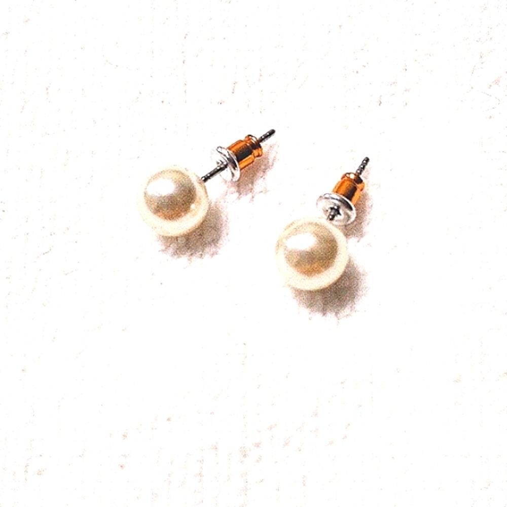 Large Pearl Earrings - Faux Pearl‎